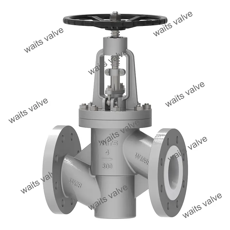 Ptfe Lined Globe Valve